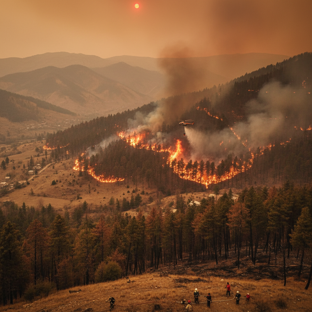 آتش سوزی های جنگل شمال کشور